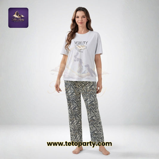 Teto Party Vitality Tee & Pant Set