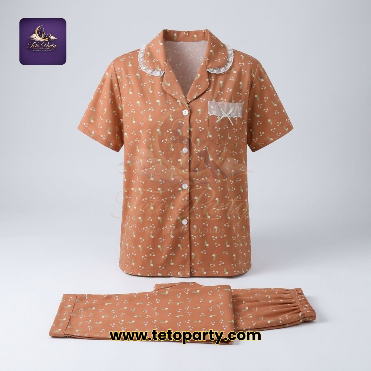 Teto Party Ditsy Print Lounge Set