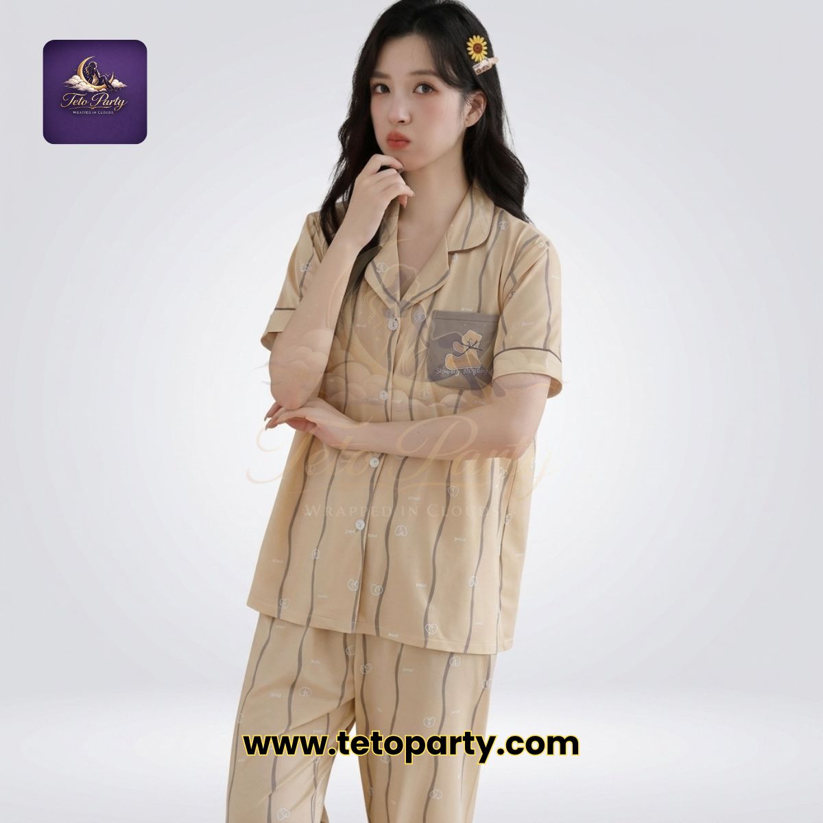 Teto Party Striped Lounge Set
