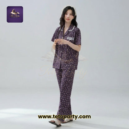 Teto Party Ditsy Print Lounge Set