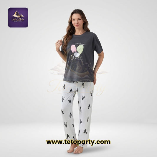 Teto Party Fortune Tee & Pant Set