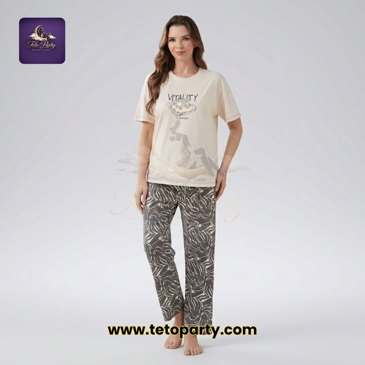 Teto Party Vitality Tee & Pant Set