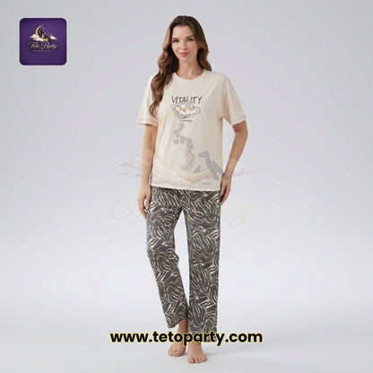 Teto Party Vitality Tee & Pant Set